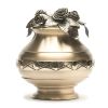 Natural Rose Vase Bronze Metal Cremation Urn