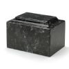 Classic Ebony Cultured Marble Cremation Urn