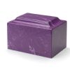 Classic Amethyst Cultured Marble Cremation Urn