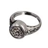 Sterling Silver Cremation Jewelry - Celtic Ring - Size 06