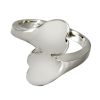 Sterling Silver Cremation Jewelry - Companion Heart Ring - Size 06