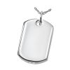 Sterling Silver Cremation Jewelry - Dog Tag Necklace