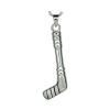 Platinum Cremation Jewelry - Hockey Stick Necklace