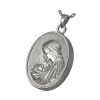14K White Gold Cremation Jewelry - Motherly Love Necklace