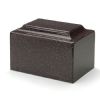 Classic Vintage Red Granitex Cultured Marble Keepsake Cremation Urn