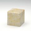 Cube Gold Cultured Marble Keepsake Cremation Urn