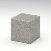 Cube Mist Gray Granitex Cultured Marble Keepsake Cremation Urn