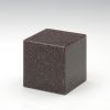 Cube Vintage Red Granitex Cultured Marble Keepsake Cremation Urn