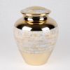 Mother of Pearl Elite Brass Metal Cremation Urn