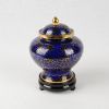 Mandarin Royal Blue Cloisonné Keepsake Cremation Urn