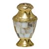 Pearl Brass Metal Token Cremation Urn