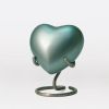 Satori Ocean Brass Metal Heart Token Cremation Urn