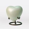 Satori Pearl Brass Metal Heart Token Cremation Urn