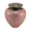 Satori Pink Pearl Brass Metal Cremation Urn