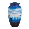 Fisherman Aluminum Cremation Urn